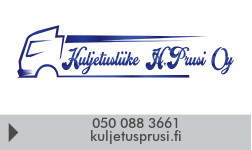 Kuljetusliike H. Prusi Oy logo